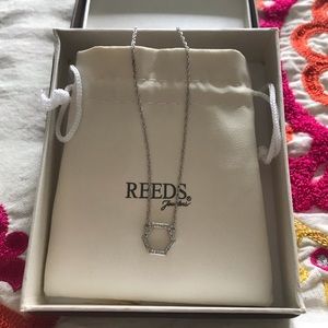 1/10ctw Diamond Hexagon Pendant